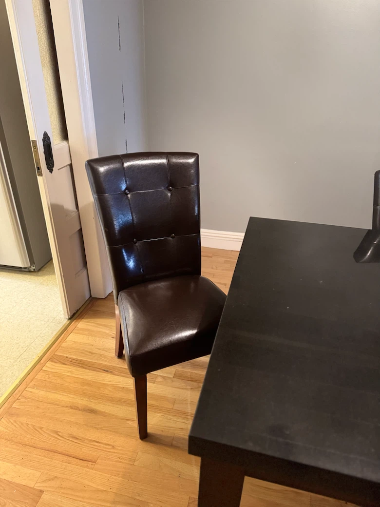 Dark Brown Tufted Dining Chairs (Set of 4) - photo 3