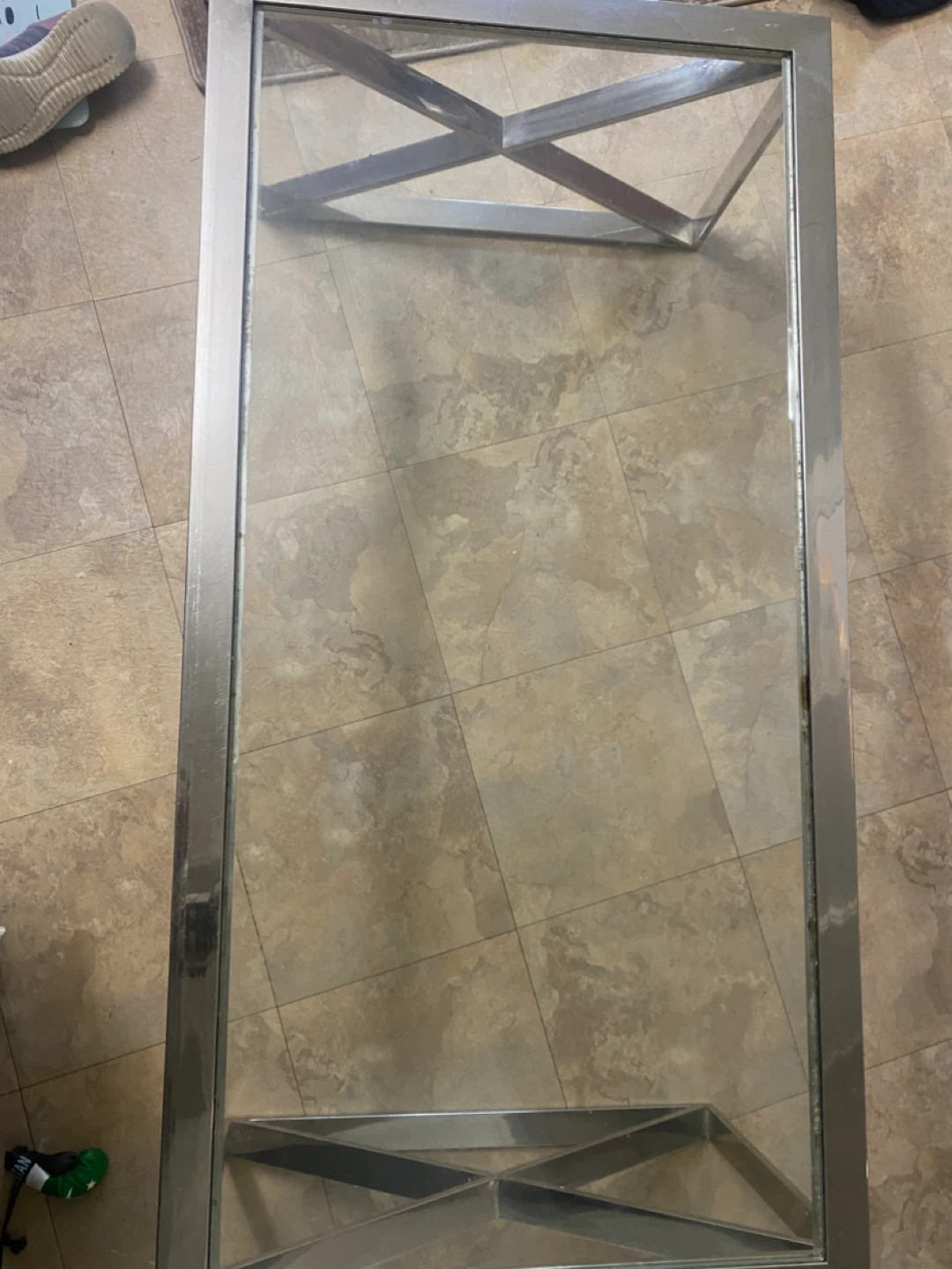 Glass and Chrome Coffee Table - photo 4