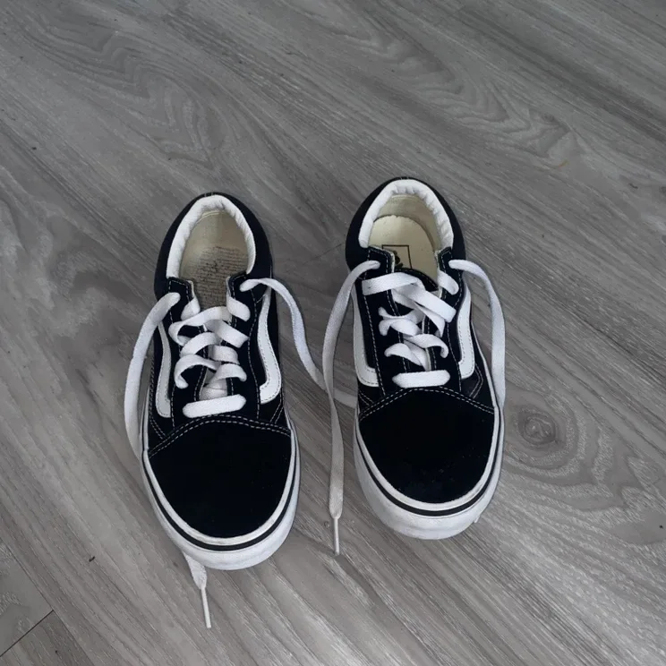 Vans Old Skool Black White Skate Shoes