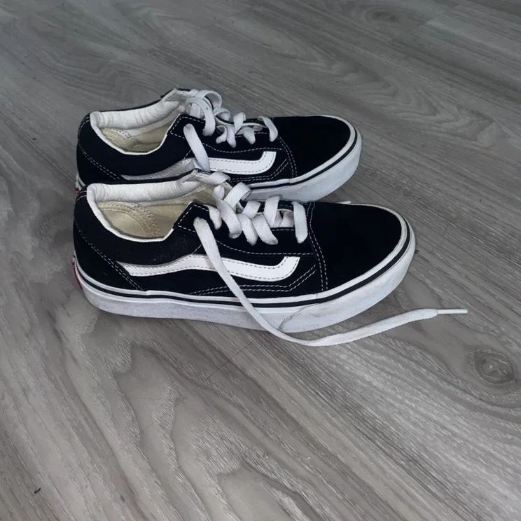 Vans Old Skool Black White Skate Shoes - photo 4