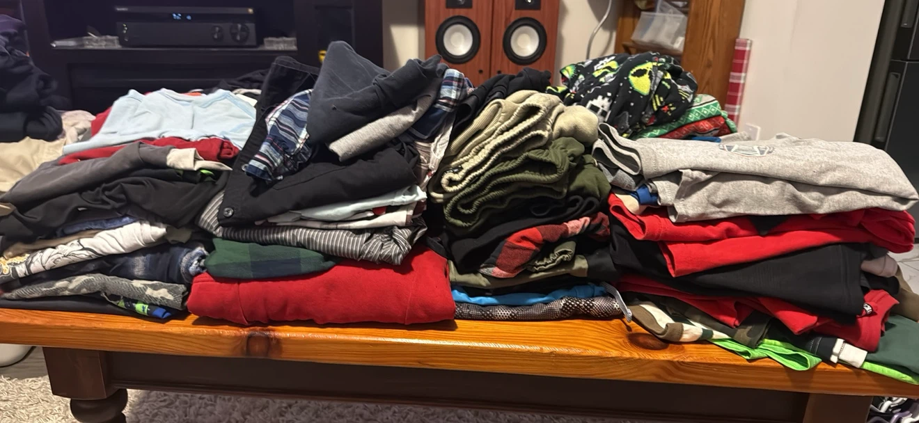 Assorted Hoodies and Sweatshirts, Tshirts, pants, shorts - photo 3