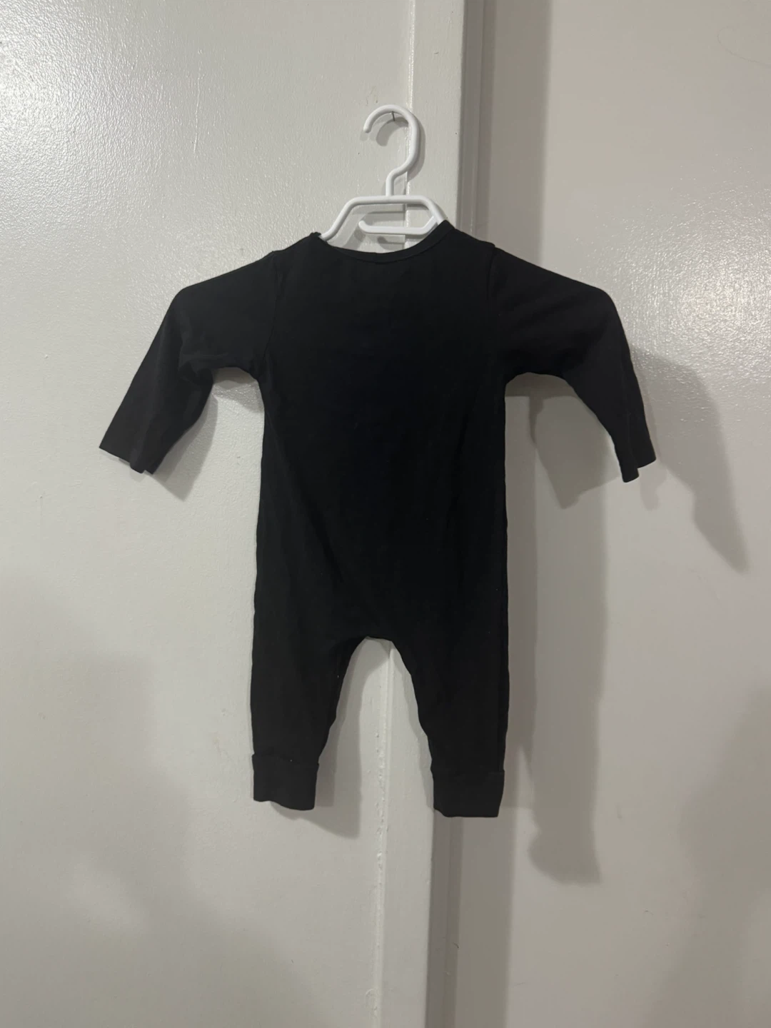 Black "Mom's Little Boy" Cotton Romper Size 90 - photo 2
