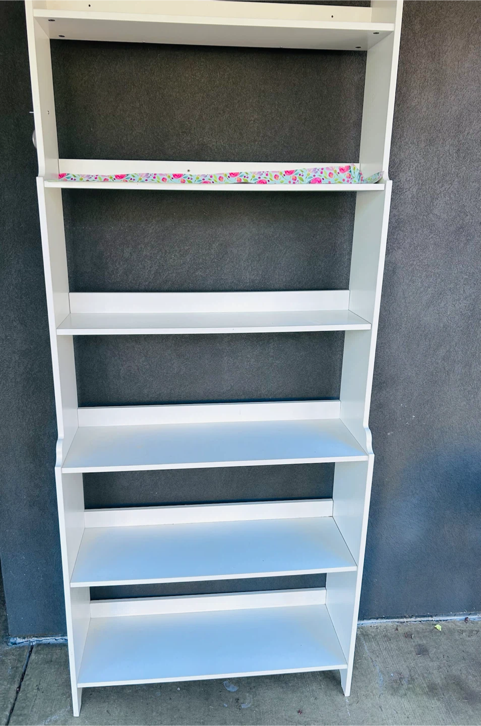 White 5-Tier Bookshelf/Display Shelf - photo 2