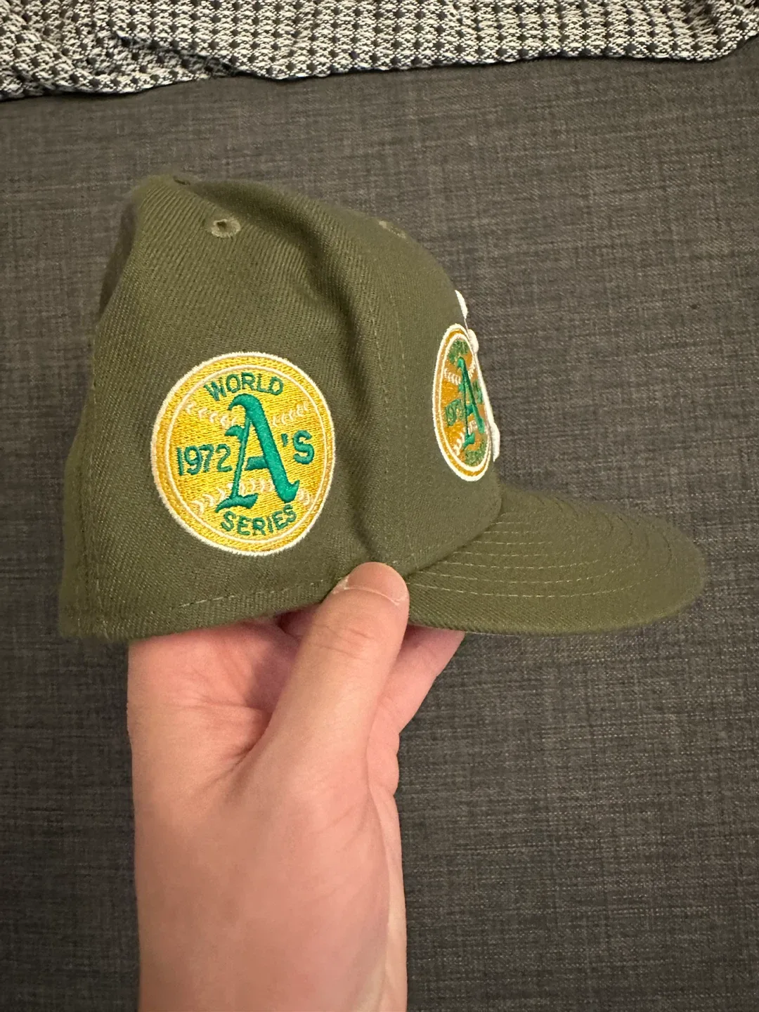 New Era 59Fifty Oakland Athletics World Series Cap Size 7 5/8 - photo 2