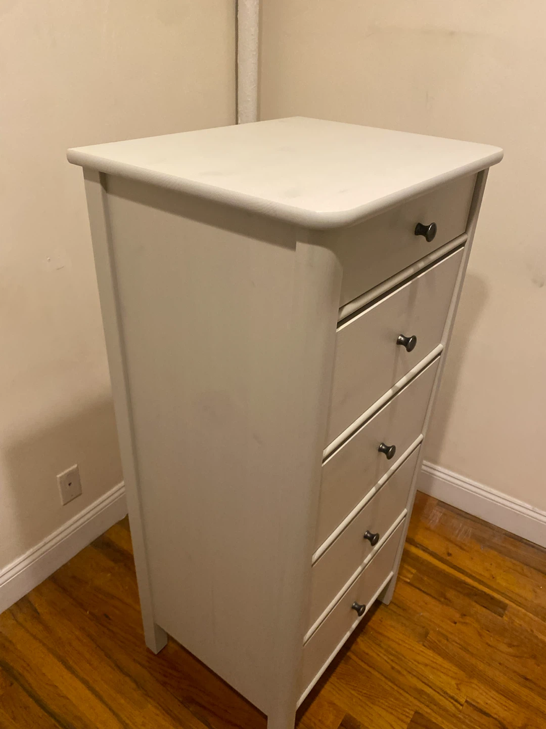 White Tall Dresser - photo 2