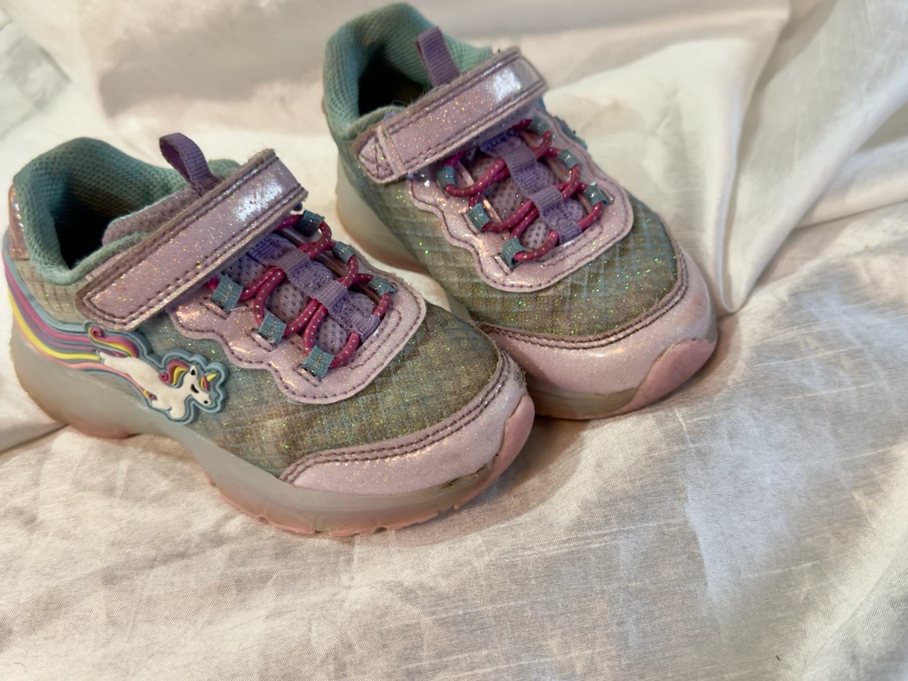 Kids Unicorn Light-Up Shoes - photo 2