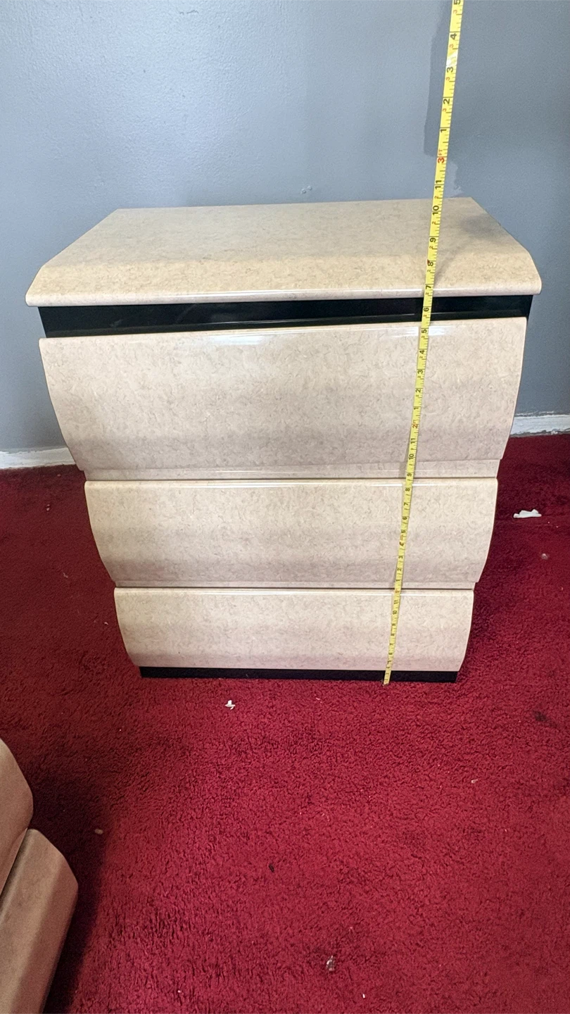 3-Drawer Nightstand/End Table - photo 2