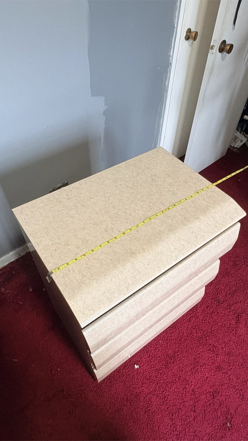 3-Drawer Nightstand/End Table - photo 3