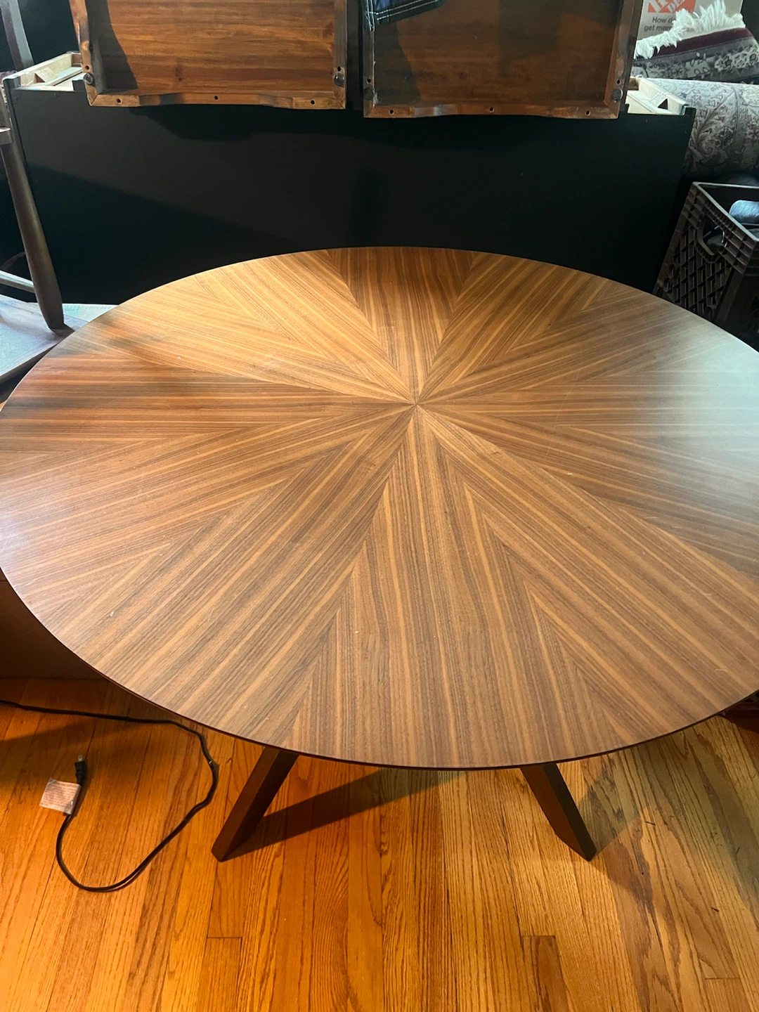 All Modern Round Wood Dining Table