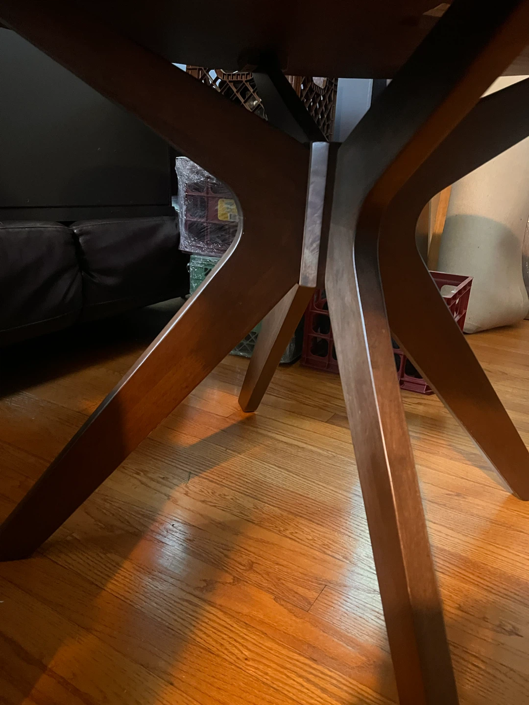 All Modern Round Wood Dining Table - photo 4