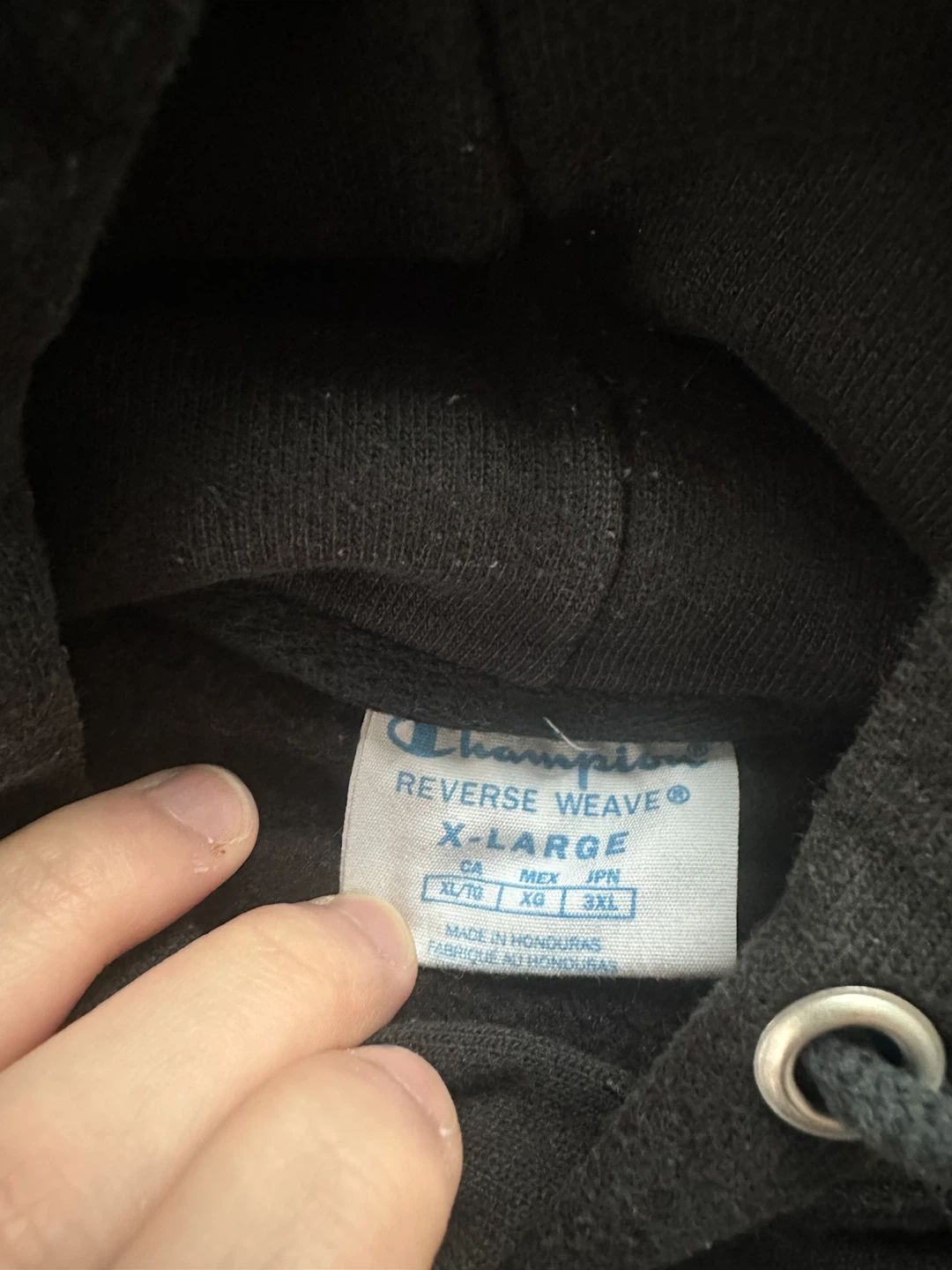 Champion Reverse Weave Hoodie - Black - X-Large - photo 2