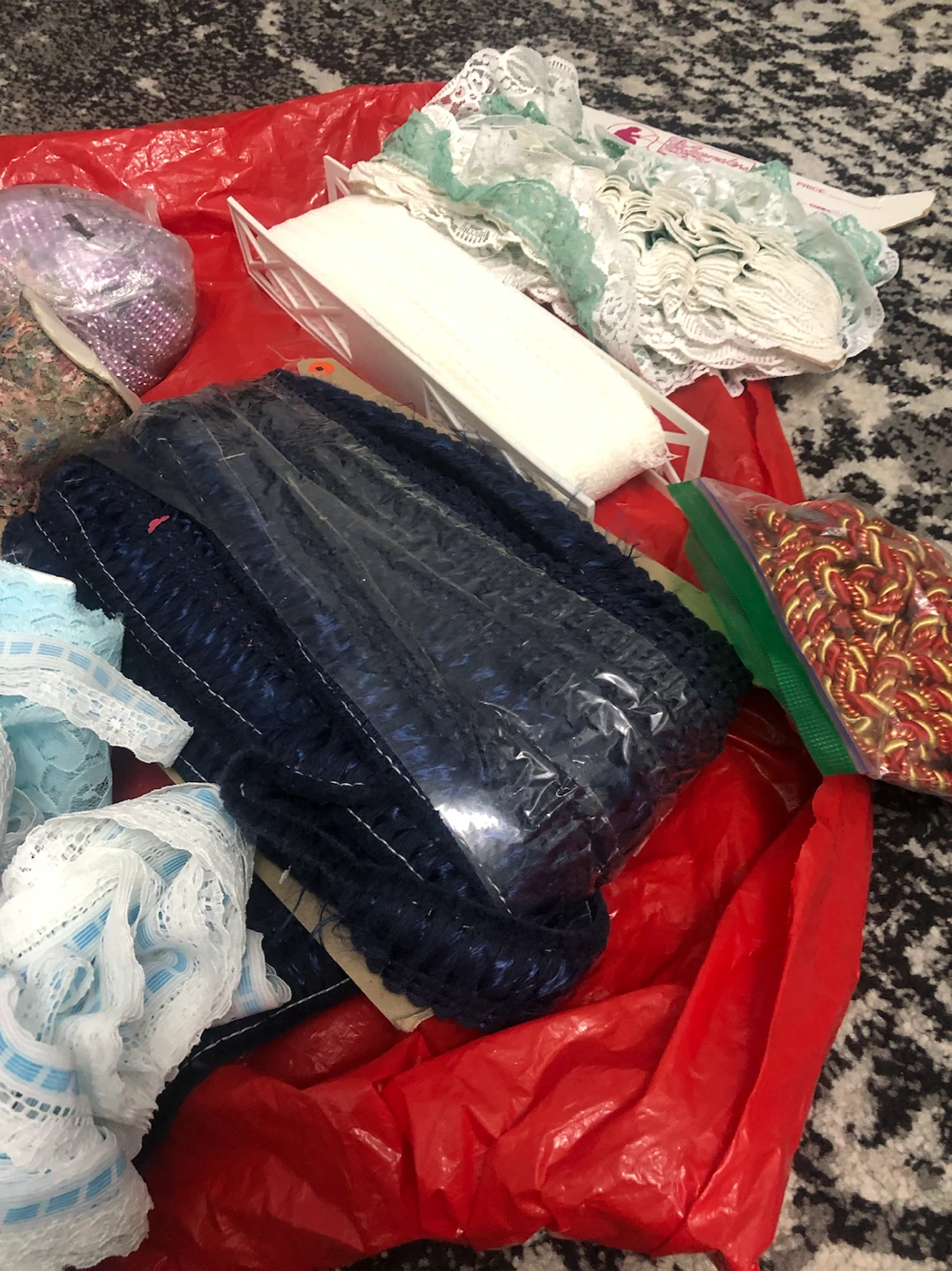 Fabric Trims and Lace Bundle each one mor then 100 meters - photo 3