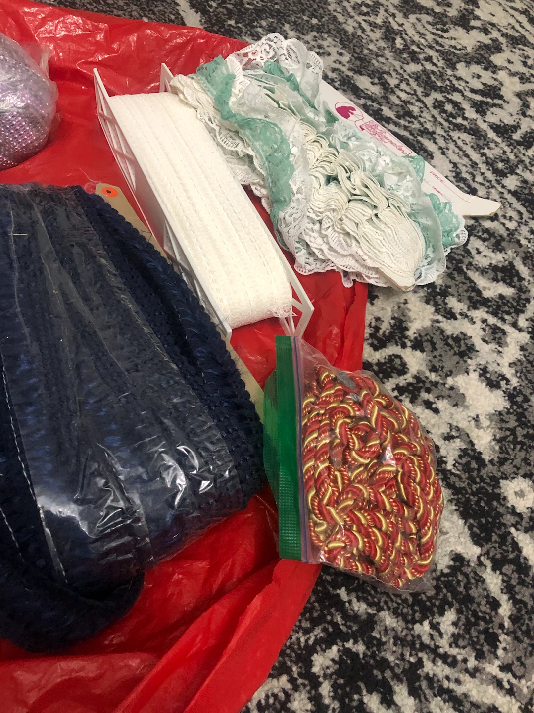 Fabric Trims and Lace Bundle each one mor then 100 meters - photo 5