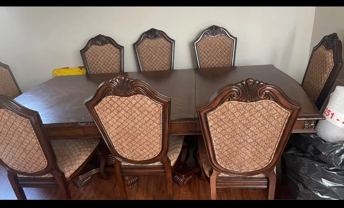 Wooden Dining Table Set with Chairs - photo 2
