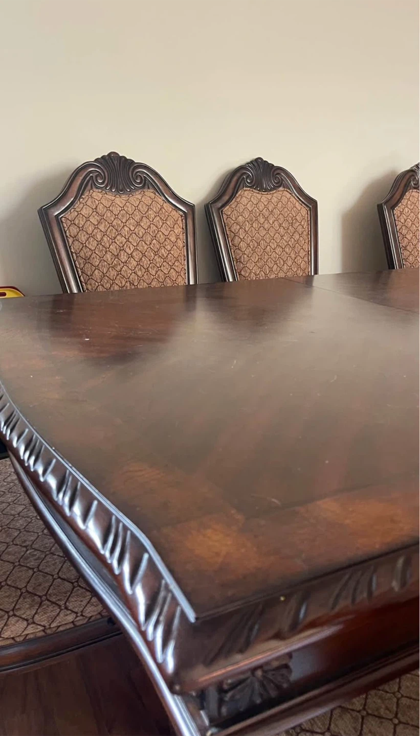 Wooden Dining Table Set with Chairs - photo 3