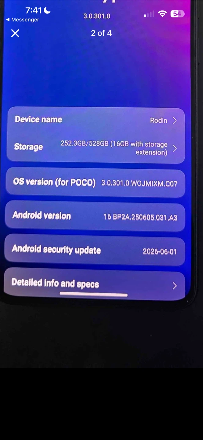 Xiaomi POCO X7 Pro Smartphone - photo 2