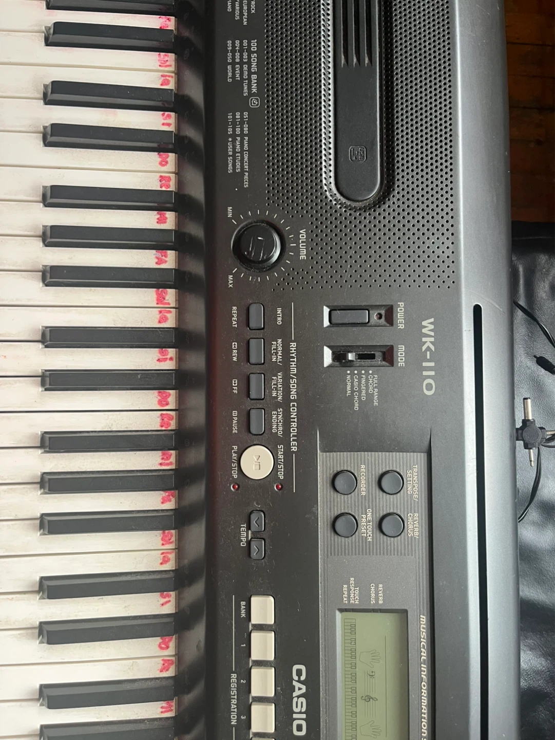 Casio WK-110 Portable Keyboard - photo 2