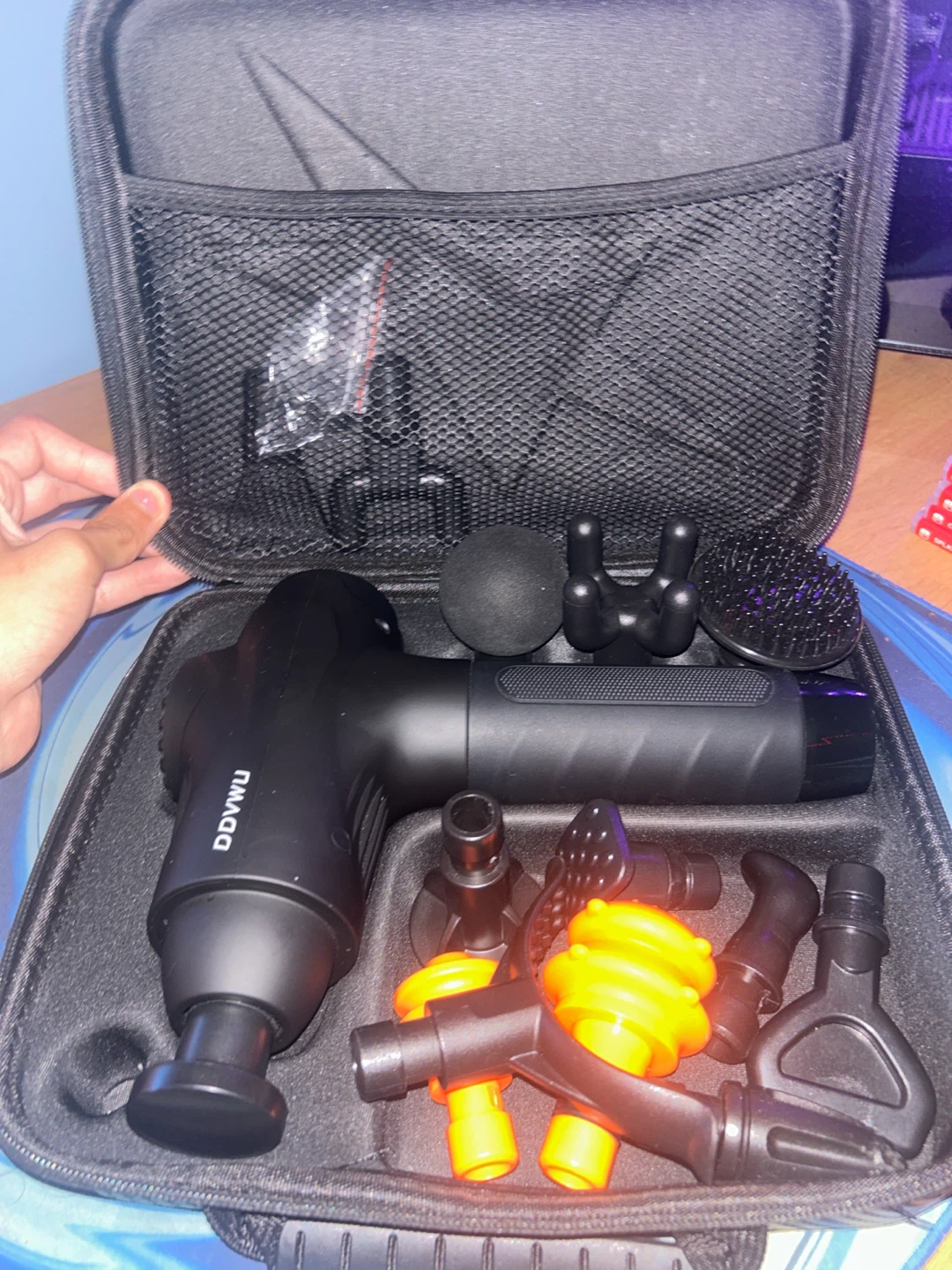 DDVWU Massage Gun with Attachments and Case