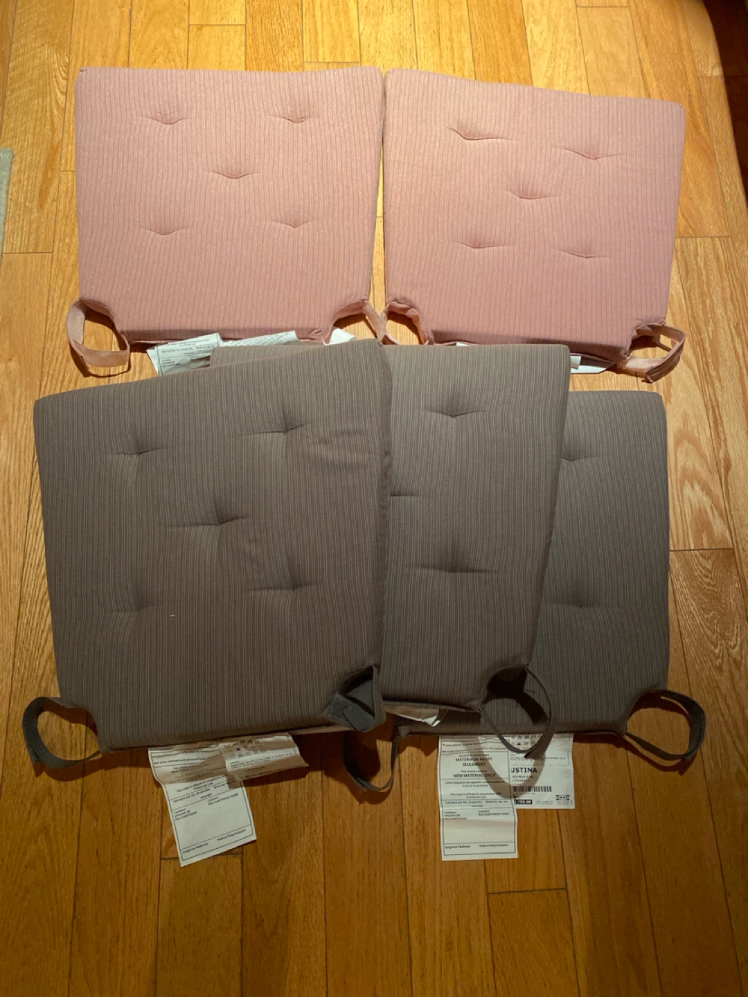 IKEA JUSTINA Chair Cushions (Set of 4)