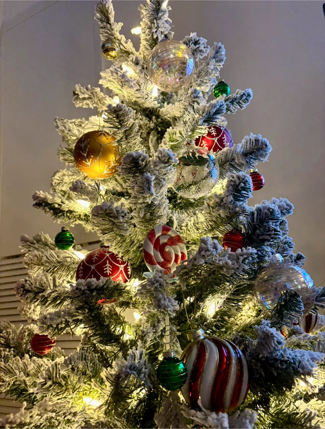 Flocked Christmas Tree - photo 2