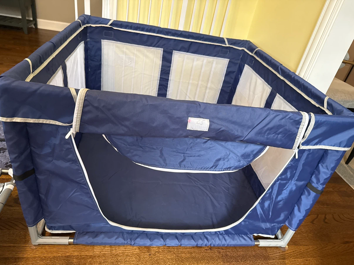 Navy Blue Playpen for puppies