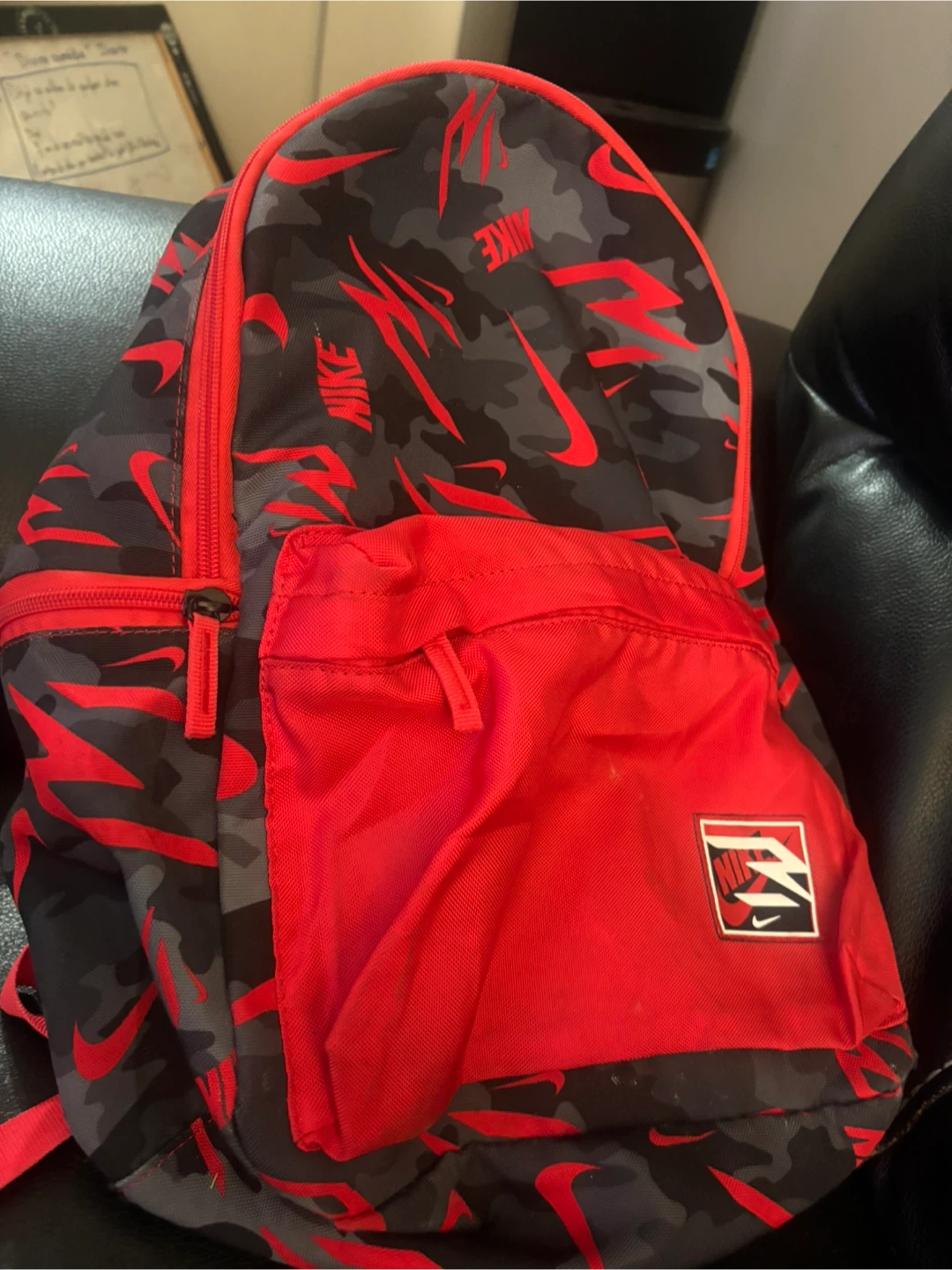 Nike Backpack - Camo Red/Black