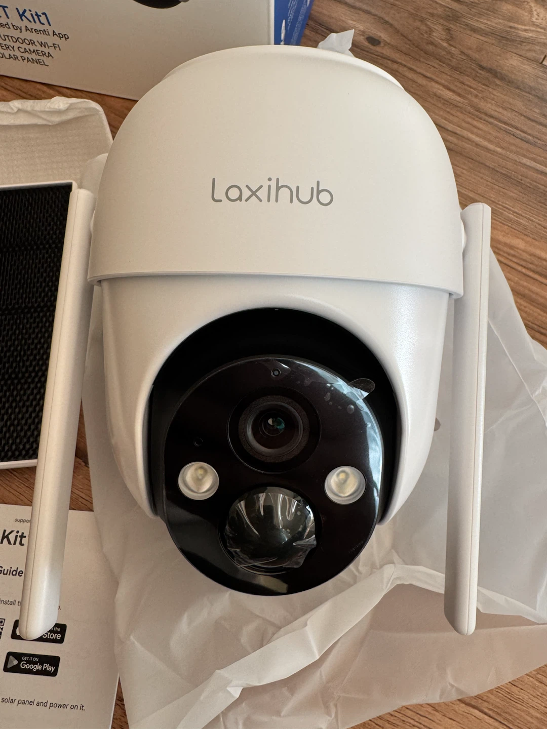 Laxihub G02T Kit Security Camera with Solar Panel - photo 2