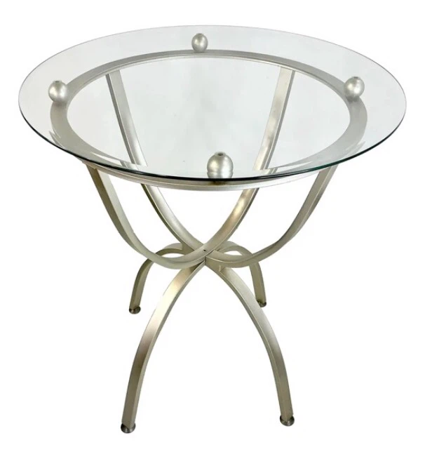 Contemporary Modern Barstool-Height Dining Table.
