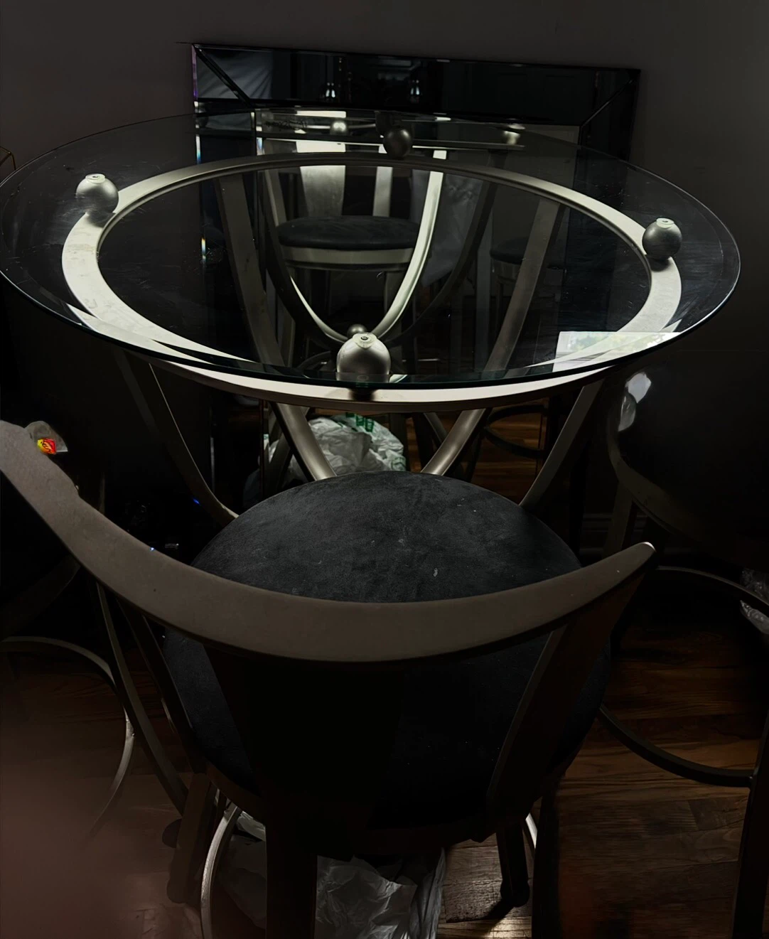 Contemporary Modern Barstool-Height Dining Table. - photo 3