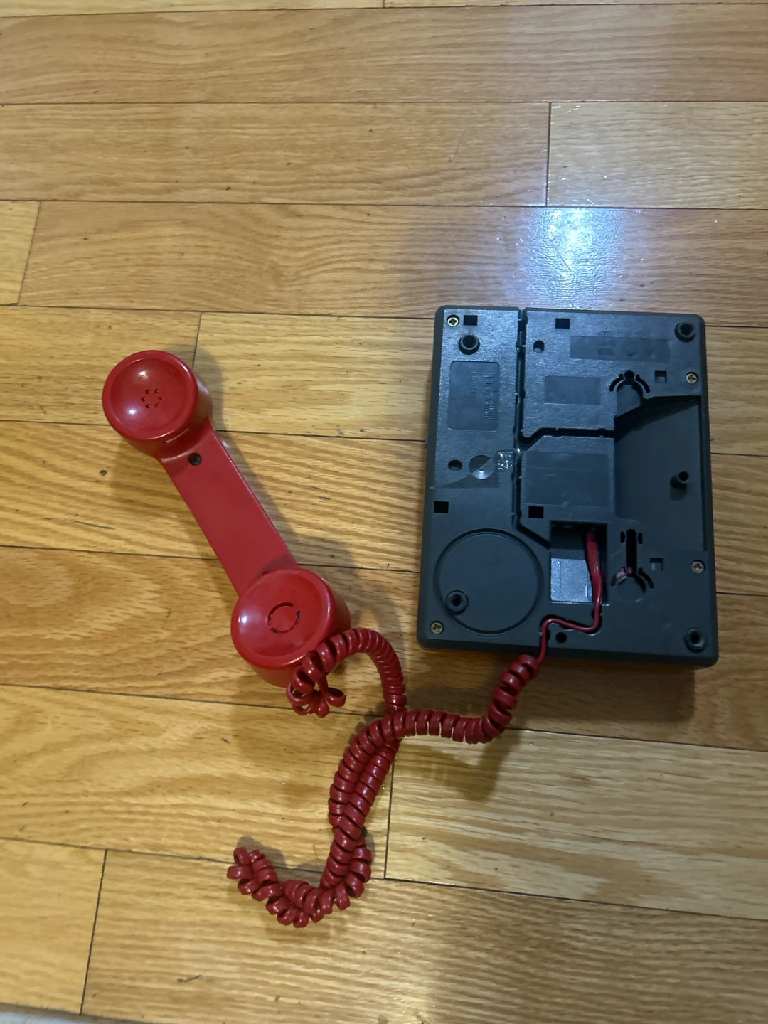 Red Rotary Dial Telephone - photo 2