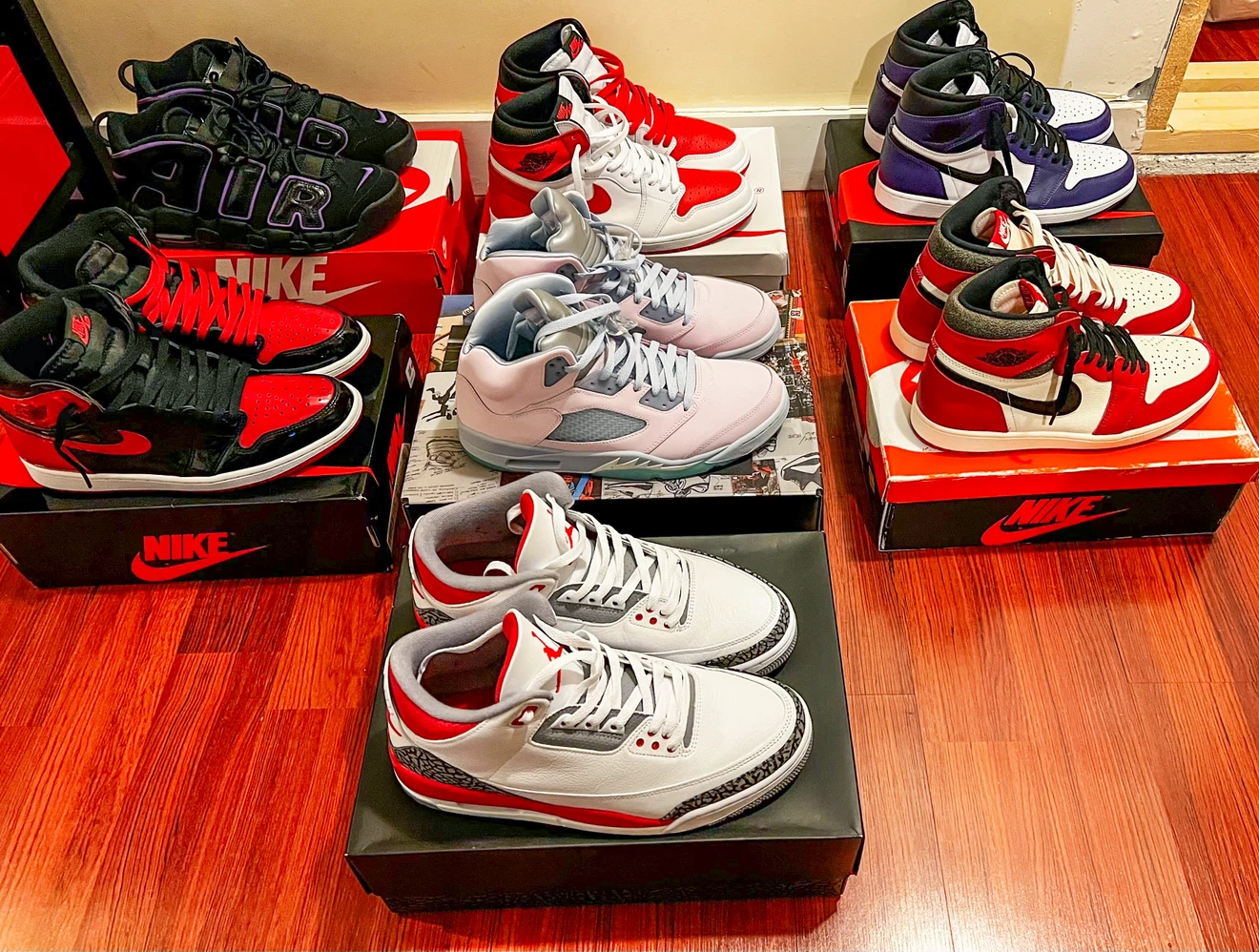 Collection of Nike Air Jordan Sneakers