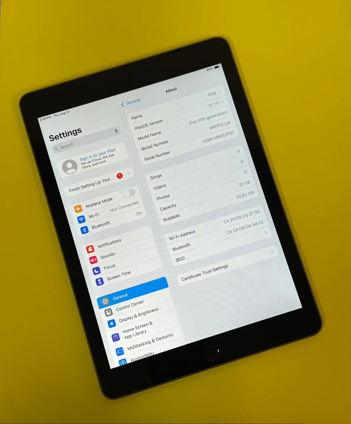 IPAD 6th GENERATION 32GB UNLOCKED - photo 4