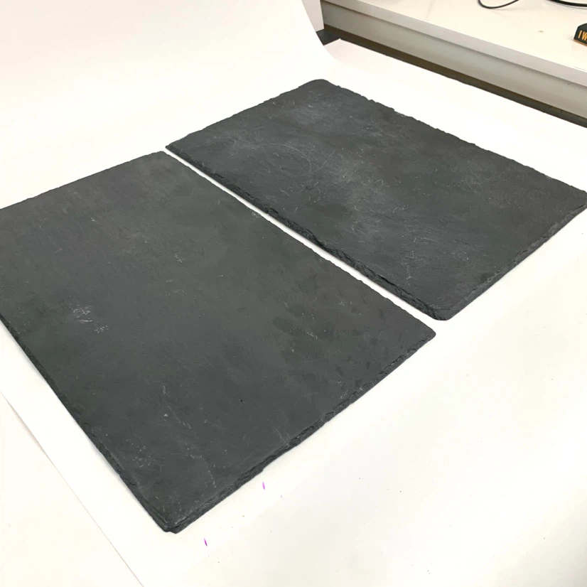 2 Slate Serving Platters Cheese Boards Appetizer Trays Kitchen - photo 3