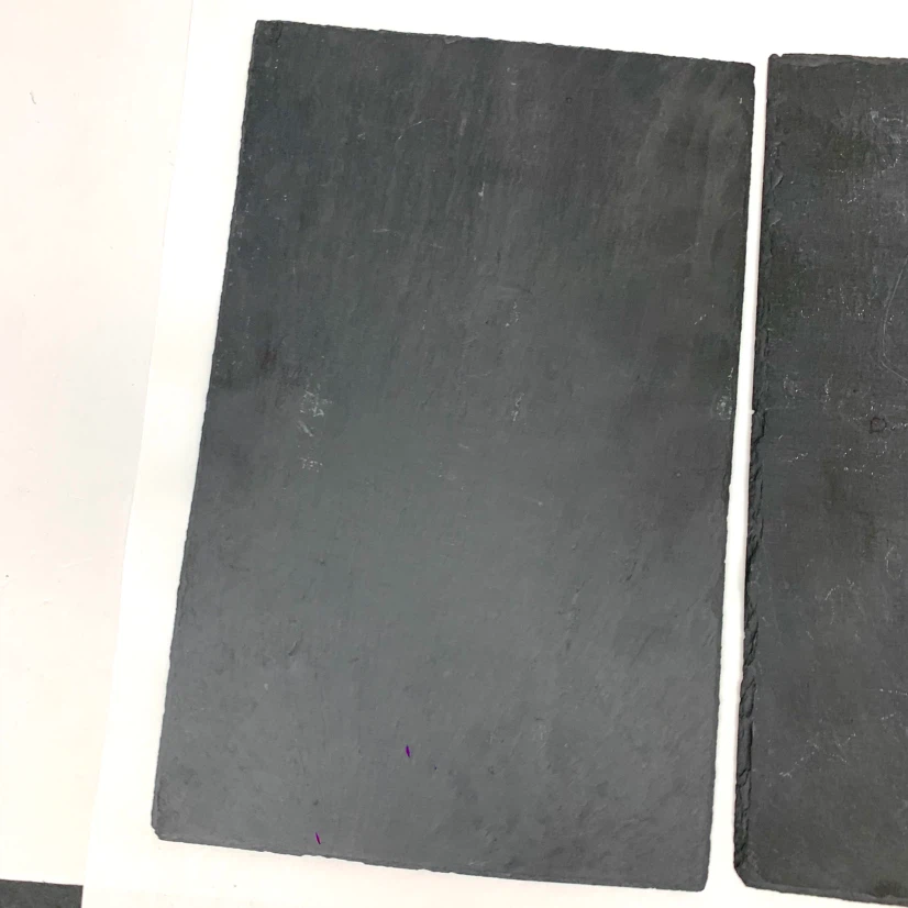 2 Slate Serving Platters Cheese Boards Appetizer Trays Kitchen - photo 4