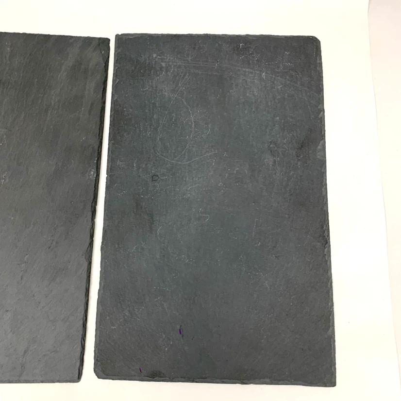 2 Slate Serving Platters Cheese Boards Appetizer Trays Kitchen - photo 5