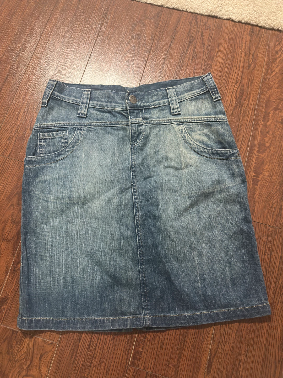 y2k Intiwear Jeans Denim Skirt