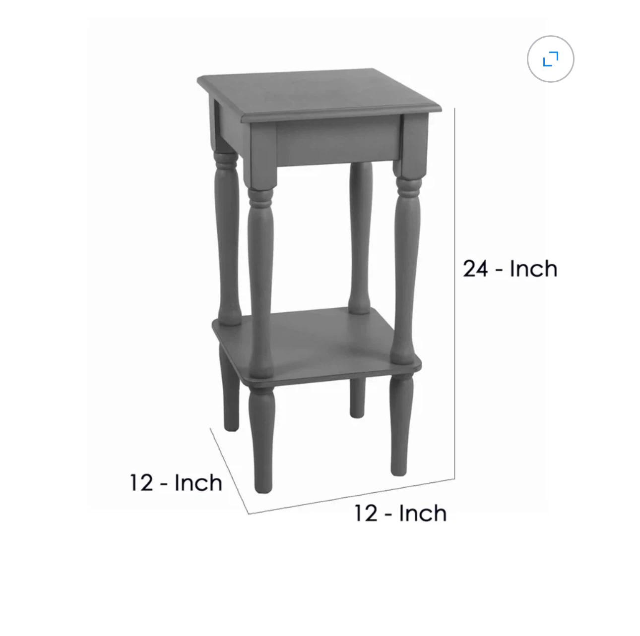 Grey Accent Table - photo 2