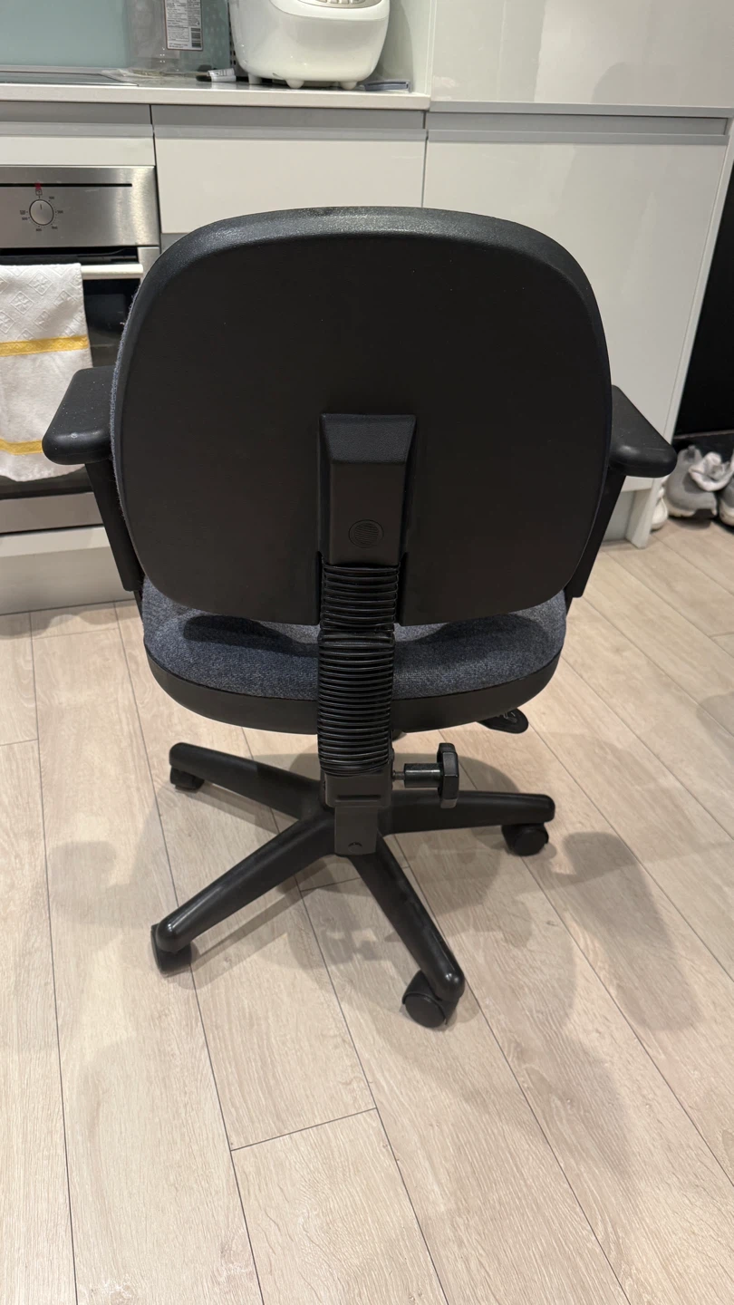 Global Ergonomic Office Chair with Armrests - Blue - photo 2