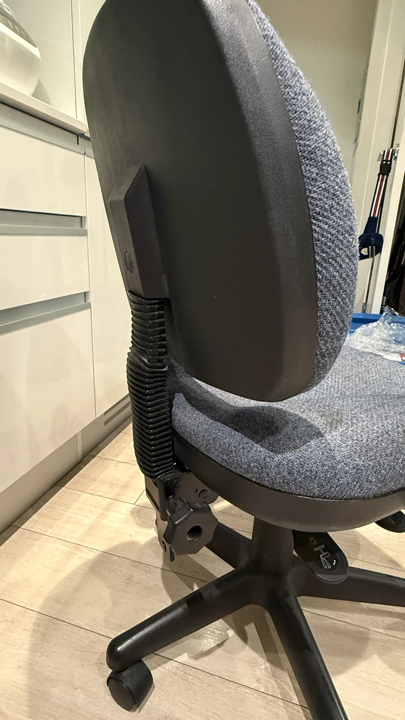 Global Ergonomic Office Chair with Armrests - Blue - photo 4