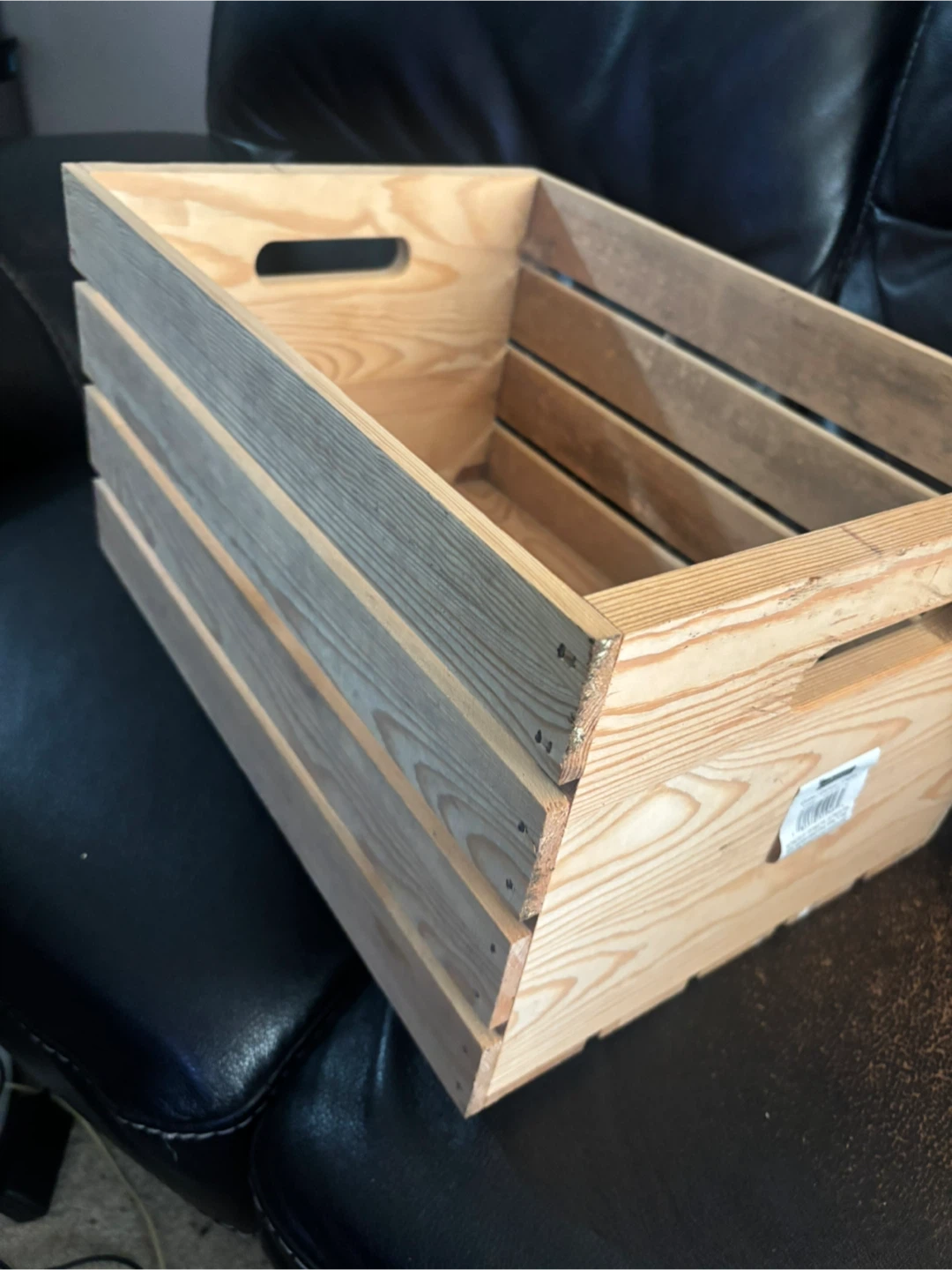 Craft Smart Wooden Crate - photo 2