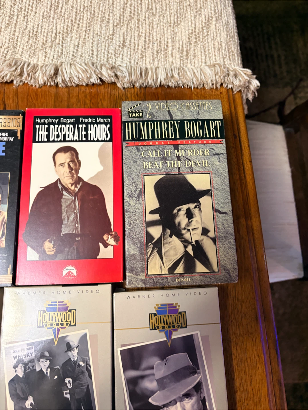 Humphrey Bogart VHS Movie Collection