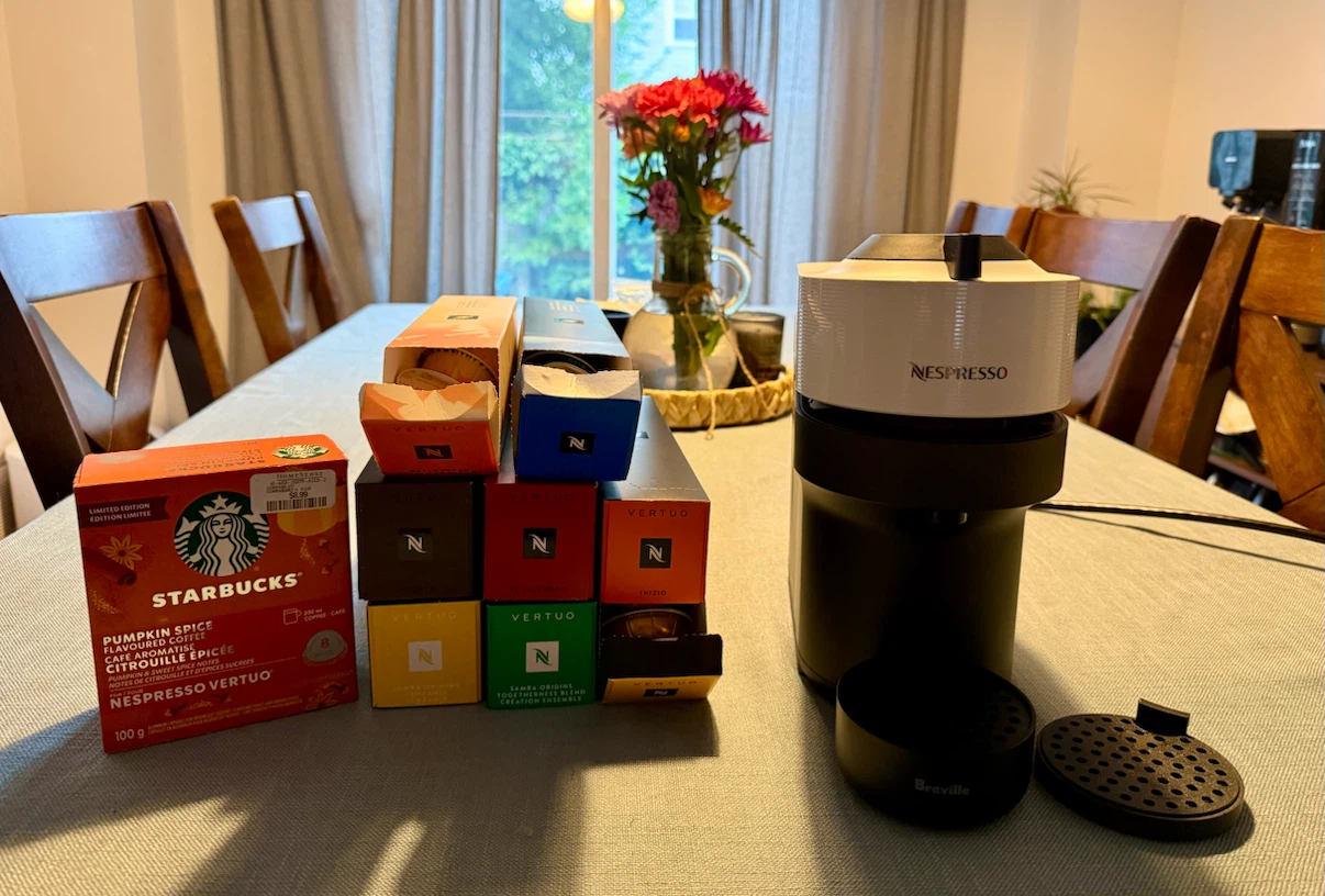 Nespresso Vertuo Pop Coffee Maker with Pods