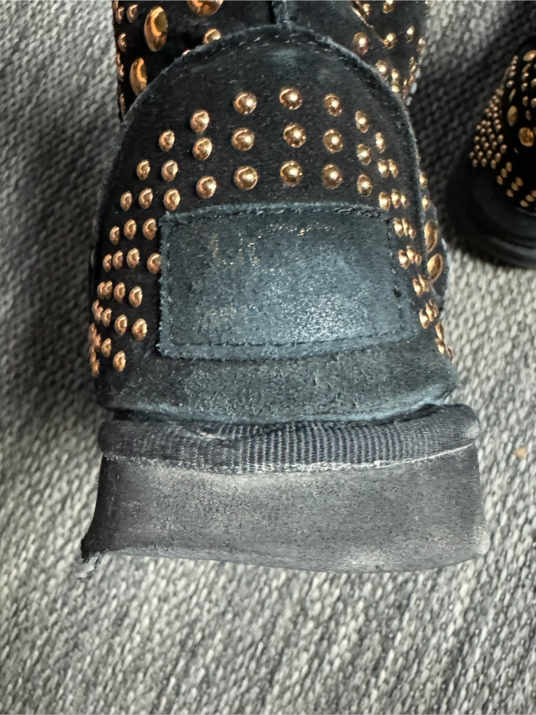 jimmy choo UGG Black Studded Boots Size 6 - photo 4