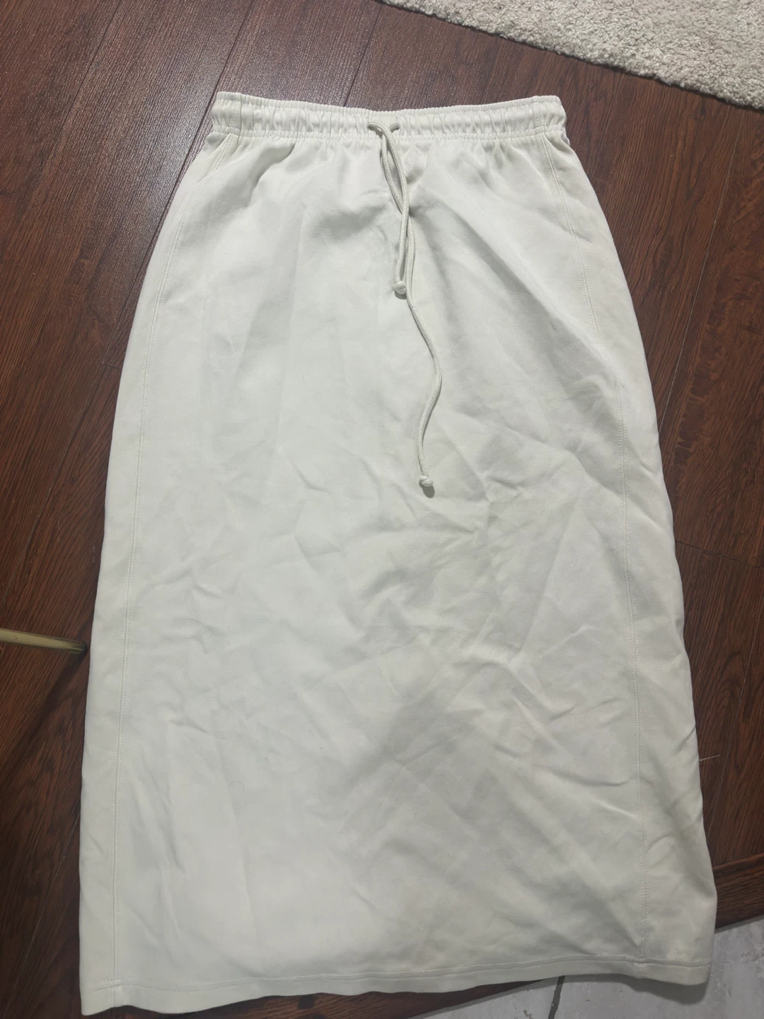 Zara Drawstring Midi Skirt