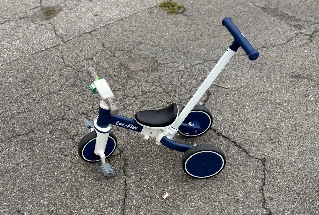 LOL-FUN 3-in-1 Convertible Tricycle and Balance Bike - photo 5