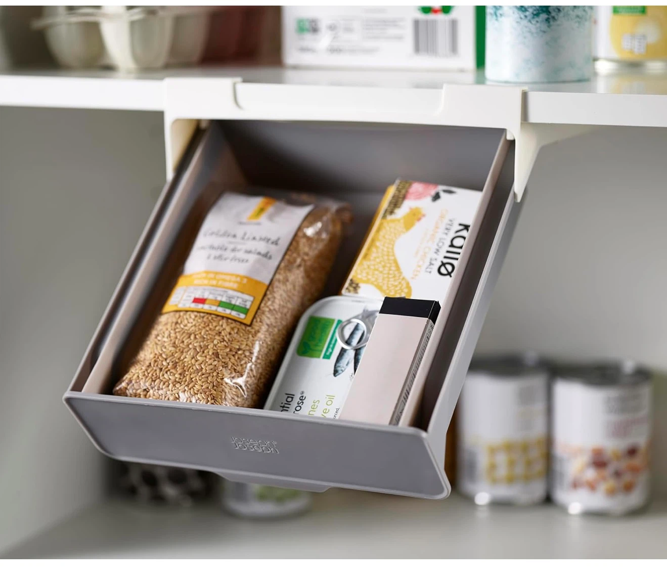 Under Shelf Drawer Kitchen Cabinet Storage Organizer - photo 2