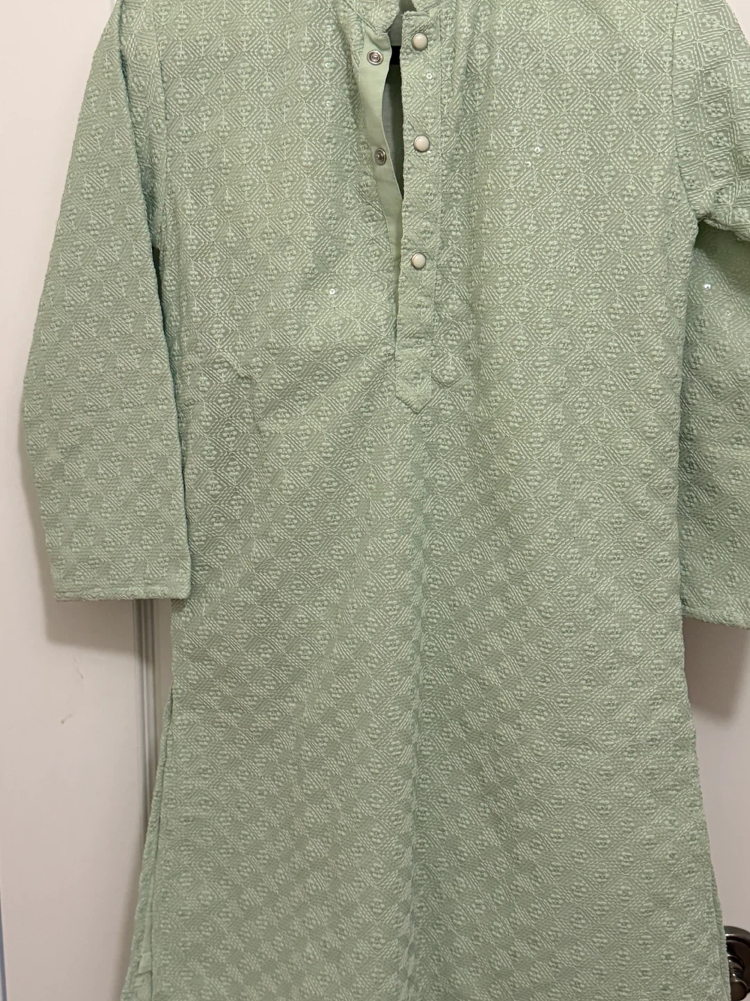 Light Green Kurta with Sequins