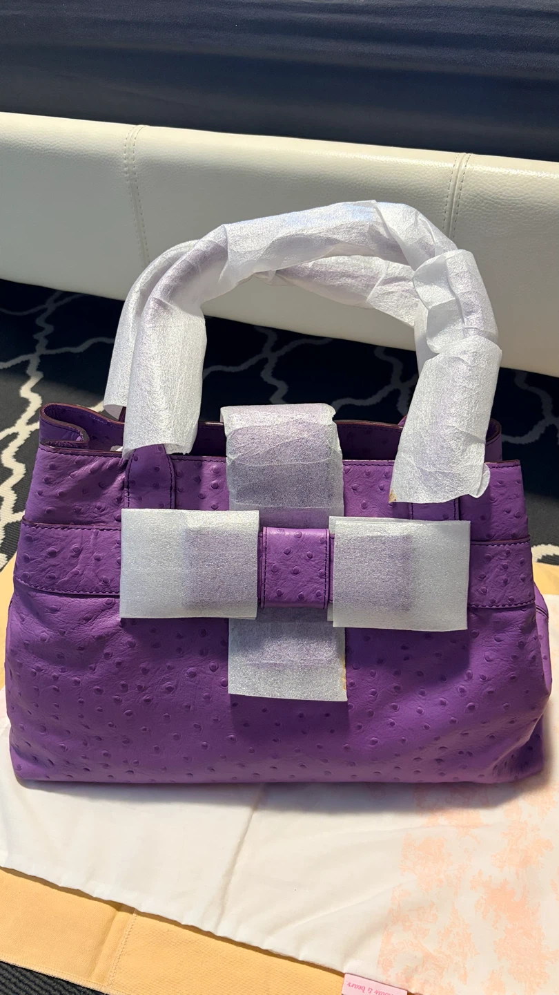 Kate Spade Charm City Ostrich Tote Bag – Never Used