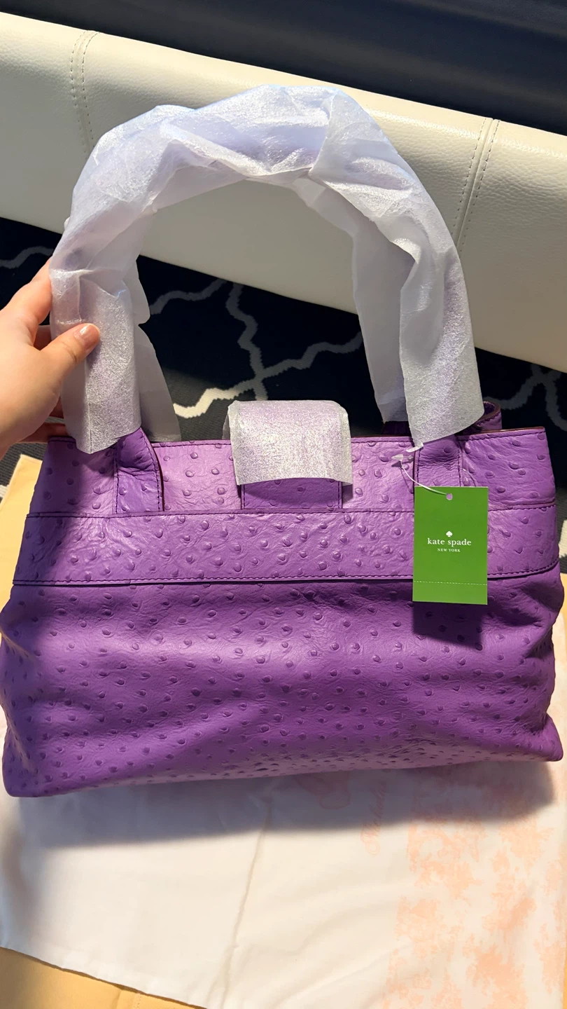 Kate Spade Charm City Ostrich Tote Bag – Never Used - photo 2