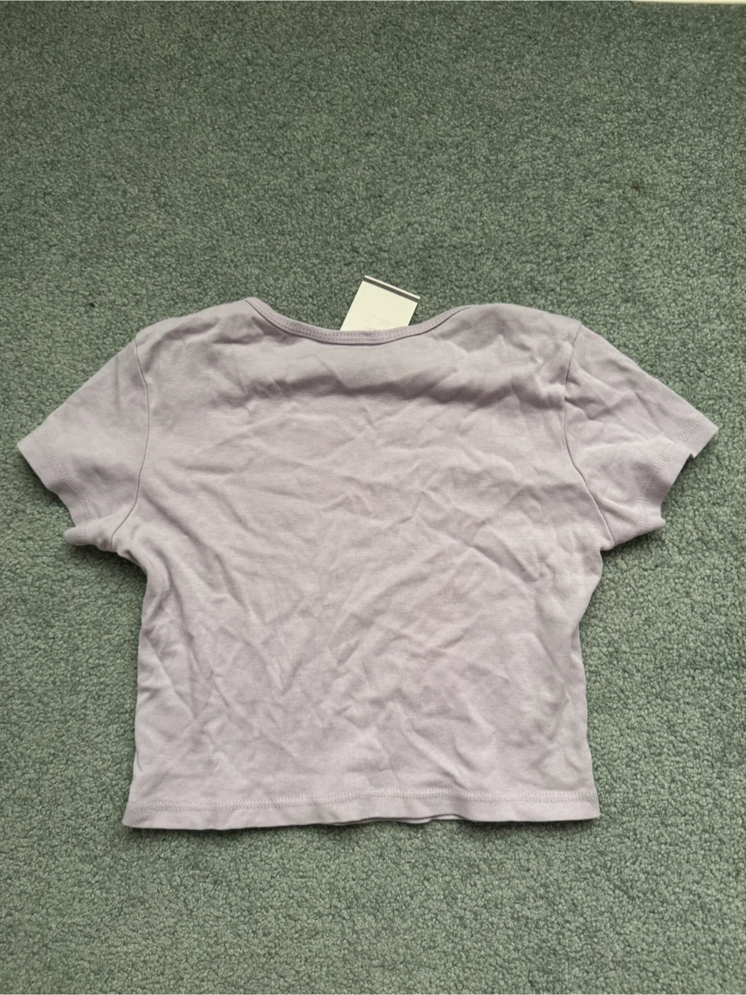 NEW J. Galt Purple One Size Basic Cotton T-Shirt - photo 2